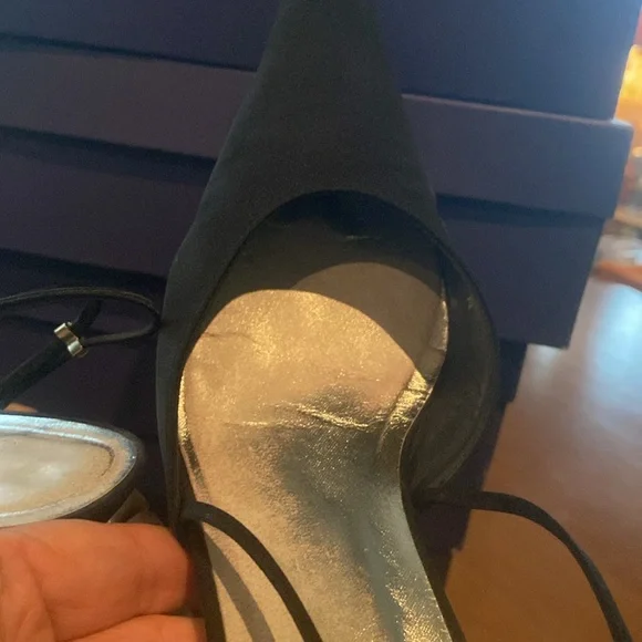 Stuart Weitzman “Gloambiance” Black  Heels Size 10N - Picture 10 of 12